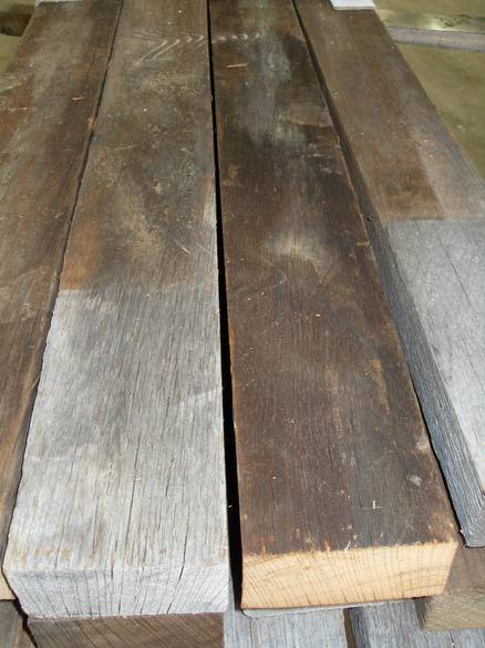 Weathered Oak Lumber for Approval